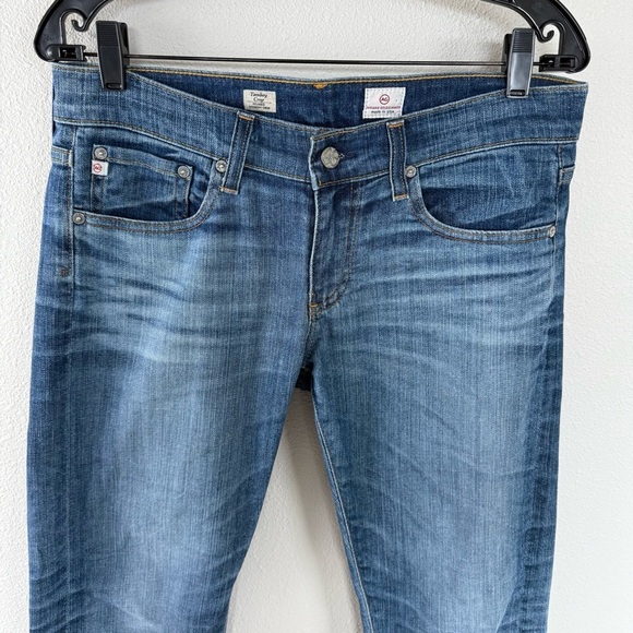 AG Tomboy Crop Relaxed Straight Leg Jeans 10 Years Denim Casual Women’s 28 - Picture 3 of 10